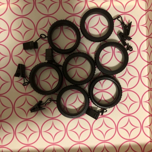 7 - Drapery Rings. Used. - Picture 3 of 6